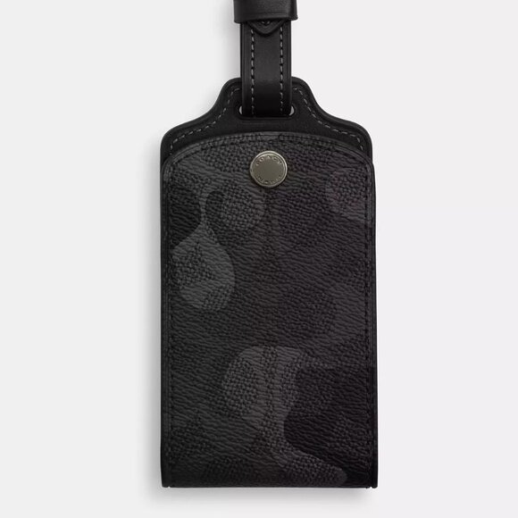 NWT Coach Luggage Tag In Signature Camo Print - Picture 3 of 3